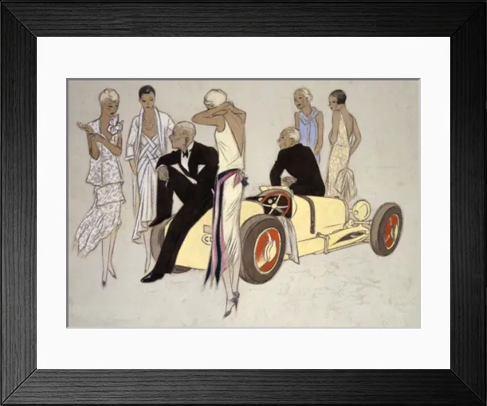 Framed Print : Dryden / Car & Group / 140 Framed Print : Dryden / Car & Group / 140