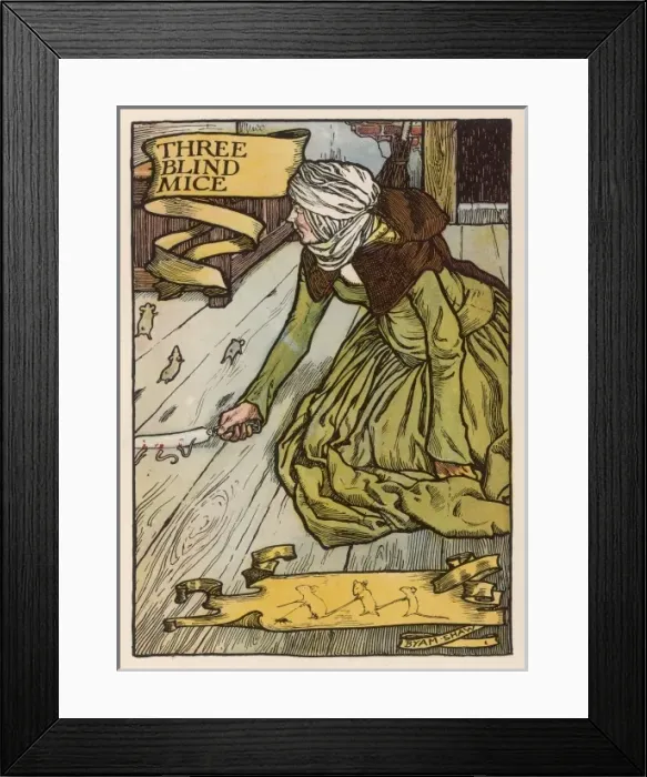 Framed Print : Three Blind Mice Framed Print : Three Blind Mice