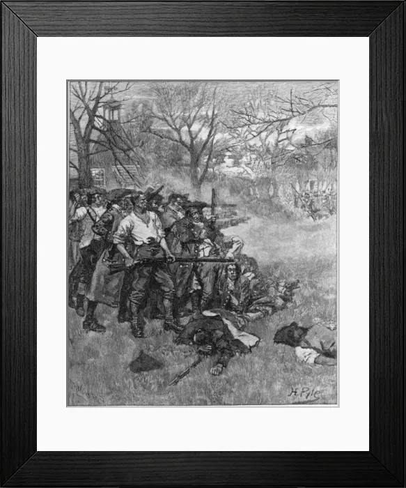 Framed Print : Battle of Lexington Framed Print : Battle of Lexington