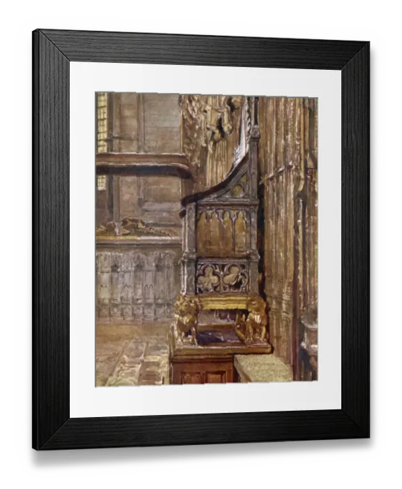 Framed Print : Westminster Abbey / 1904 Framed Print : Westminster Abbey / 1904