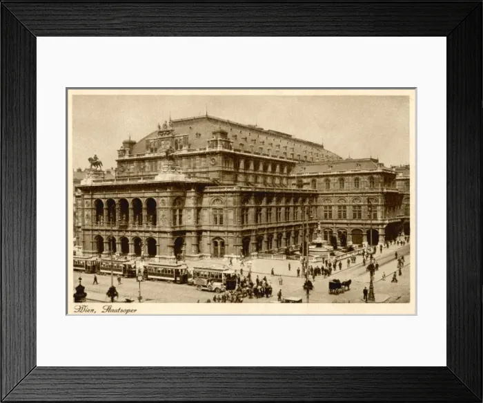 Framed Print : Vienna Opera House Framed Print : Vienna Opera House