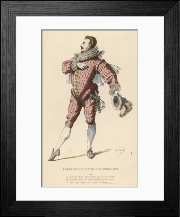Framed Print : Fr. Theatre / Duc D ossonne Framed Print : Fr. Theatre / Duc D ossonne