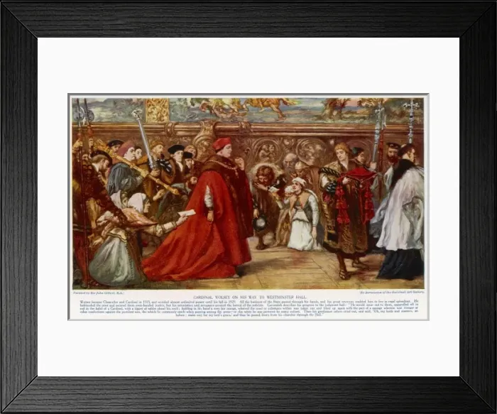 Framed Print : Wolsey / John Gilbert Framed Print : Wolsey / John Gilbert