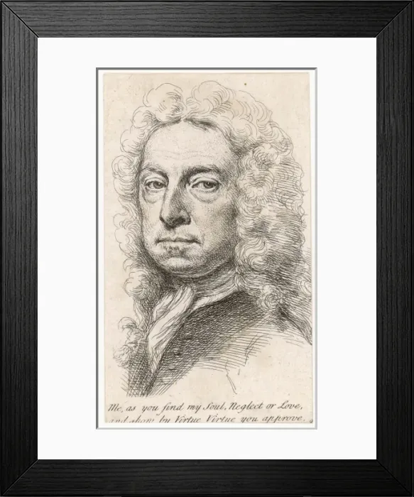 Framed Print : William Whiston (Anon) Framed Print : William Whiston (Anon)