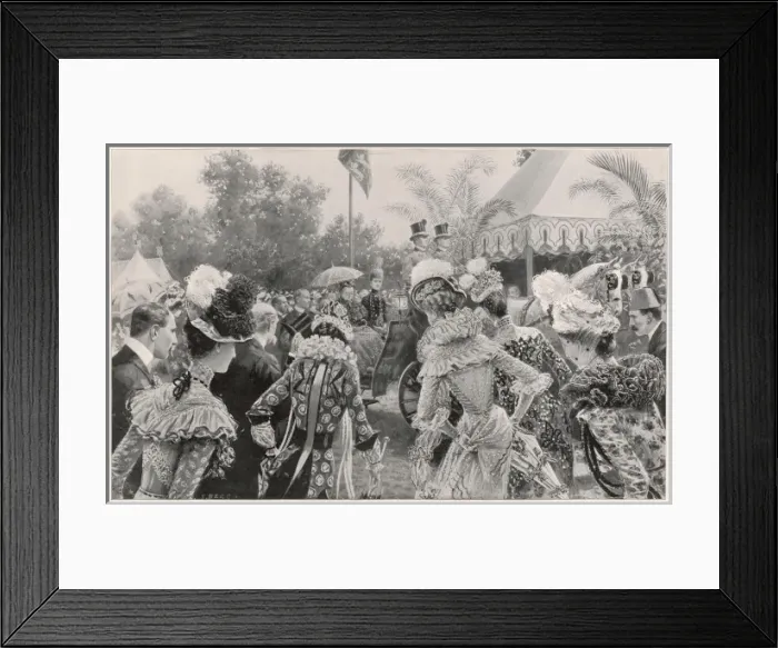Framed Print : Victorias Garden Party Framed Print : Victorias Garden Party