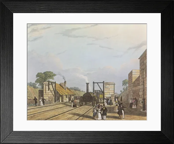 Framed Print : Liverpoolmanchester Rail Framed Print : Liverpoolmanchester Rail
