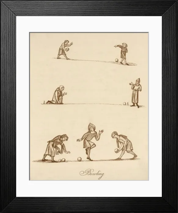 Framed Print : Sport / Bowls C13 Framed Print : Sport / Bowls C13