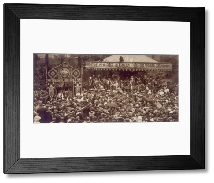 Framed Print : Well-Dressing, Buxton Framed Print : Well-Dressing, Buxton