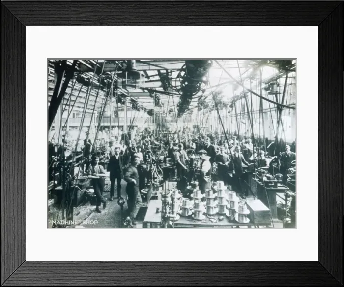 Framed Print : Factory Interior Framed Print : Factory Interior