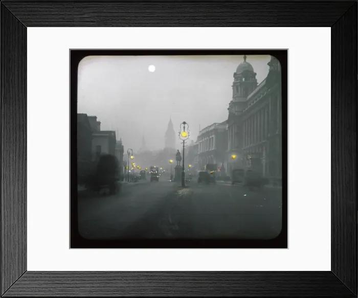 Framed Print : Whitehall / Lantern Slide Framed Print : Whitehall / Lantern Slide