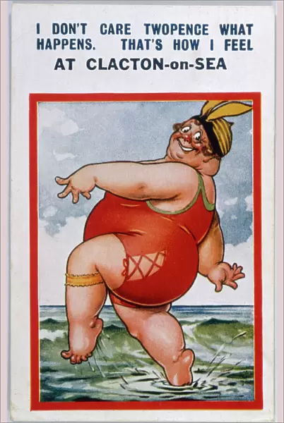 Comic Card  /  Fat Lady