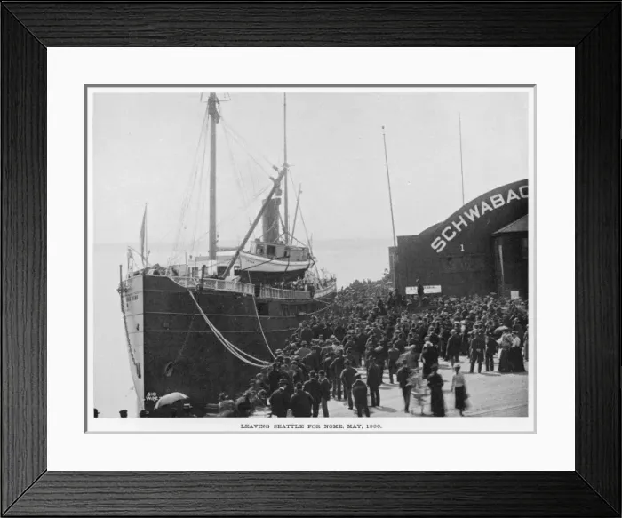 Framed Print : Klondike / Leaving Seattle Framed Print : Klondike / Leaving Seattle