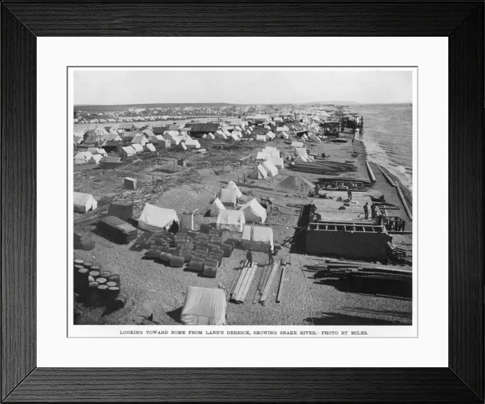 Framed Print : Klondike / Camp 1900 Framed Print : Klondike / Camp 1900