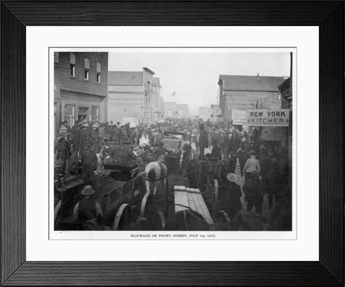 Framed Print : Klondike / Nome July 1900 Framed Print : Klondike / Nome July 1900