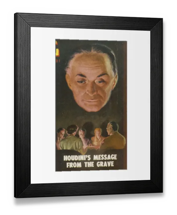 Framed Print : Houdinis Grave Message Framed Print : Houdinis Grave Message