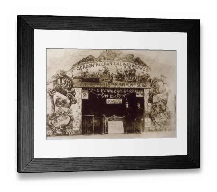 Framed Print : GORDONs WAXWORKS, 1907 Framed Print : GORDONs WAXWORKS, 1907