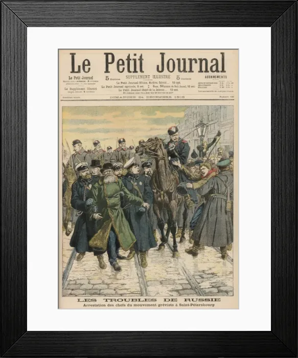 Framed Print : Strike Leaders Arrested Framed Print : Strike Leaders Arrested