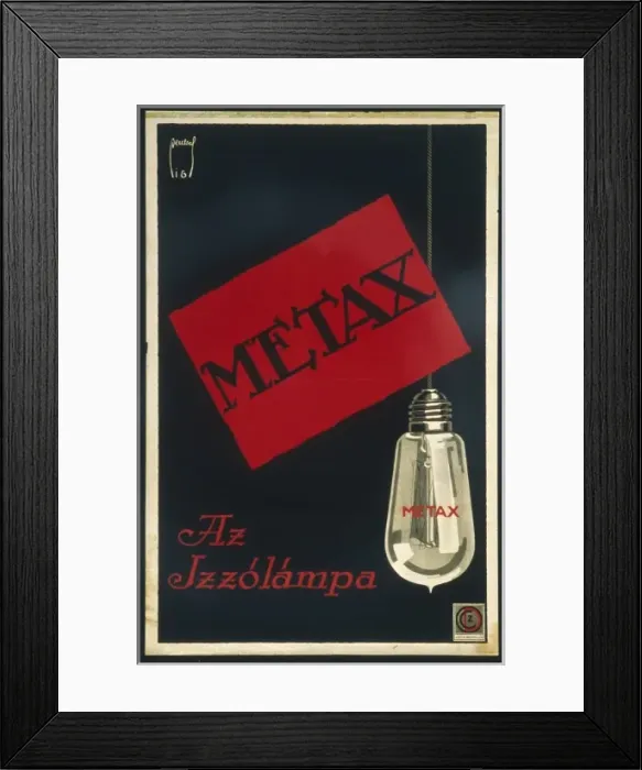 Framed Print : Dryden / Lightbulb Ad / 112 Framed Print : Dryden / Lightbulb Ad / 112