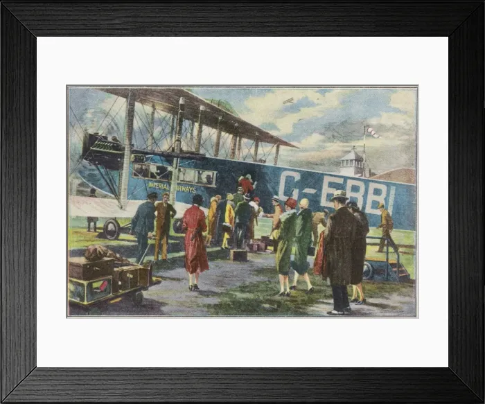 Framed Print : Boarding at Croydon Framed Print : Boarding at Croydon