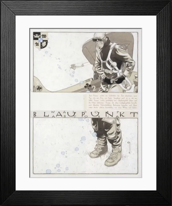 Framed Print : Dryden / Blaupunkt / 75A Framed Print : Dryden / Blaupunkt / 75A