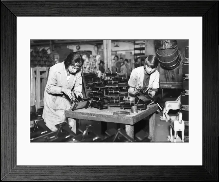Framed Print : Making Model Trains Framed Print : Making Model Trains