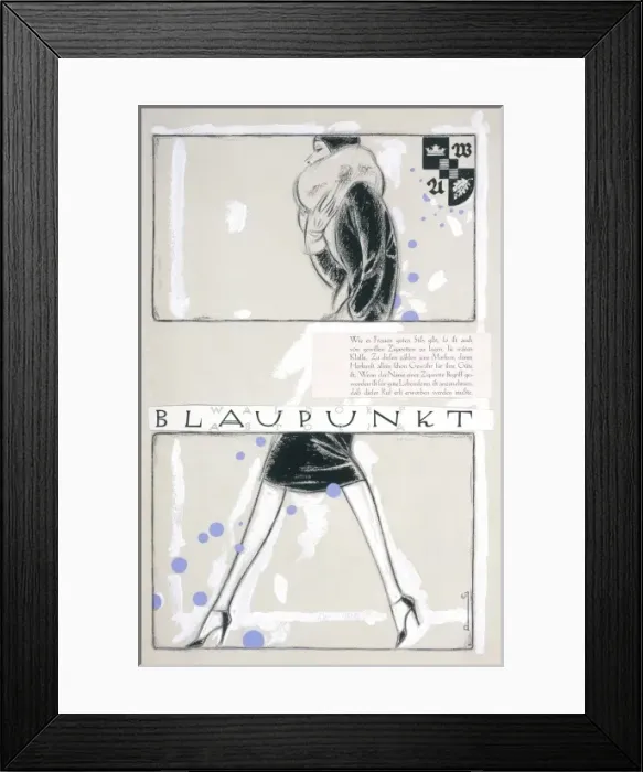 Framed Print : Dryden / Blaupunkt / 74A Framed Print : Dryden / Blaupunkt / 74A