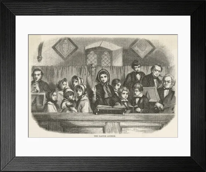 Framed Print : Church Choir Framed Print : Church Choir