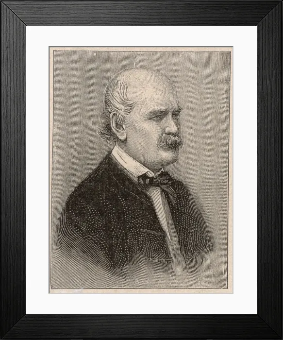 Framed Print : Ignaz Philipp Semelweiss Framed Print : Ignaz Philipp Semelweiss