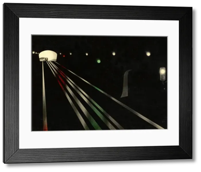 Framed Print : Metro - Symbolised Framed Print : Metro - Symbolised