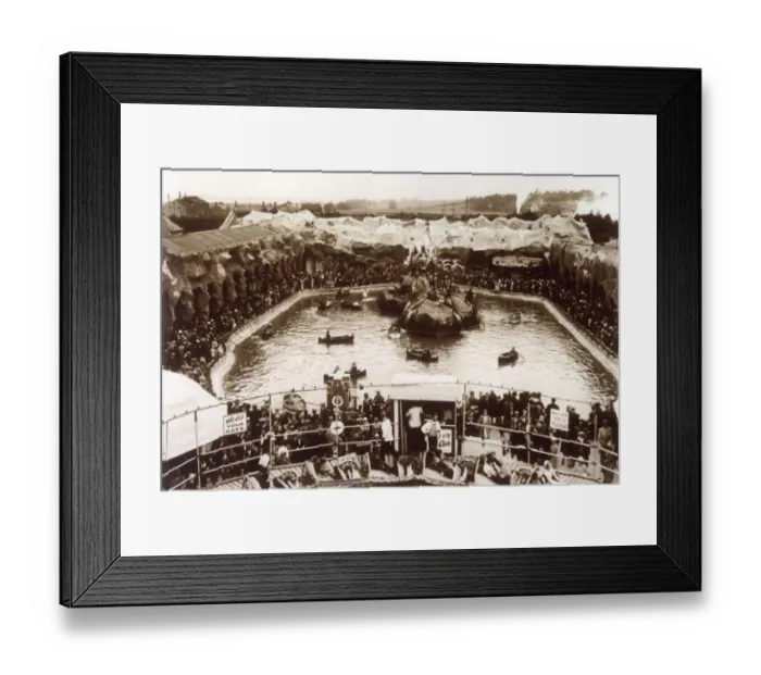 Framed Print : Boating Pool at Butlin s Framed Print : Boating Pool at Butlin s