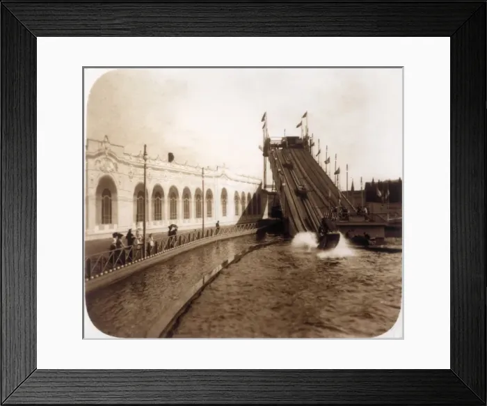 Framed Print : Water Chute / Earls Court Framed Print : Water Chute / Earls Court