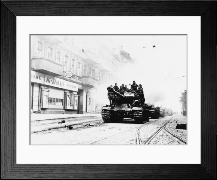 Framed Print : Russian Tanks in Berlin Framed Print : Russian Tanks in Berlin