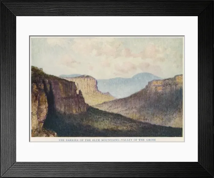 Framed Print : Australia / Blue Mountains Framed Print : Australia / Blue Mountains