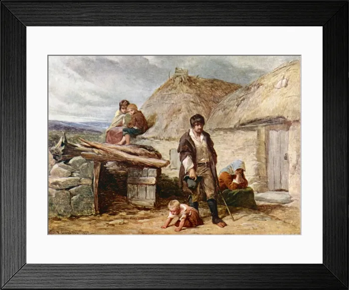 Framed Print : Events / Ireland / Evictions Framed Print : Events / Ireland / Evictions