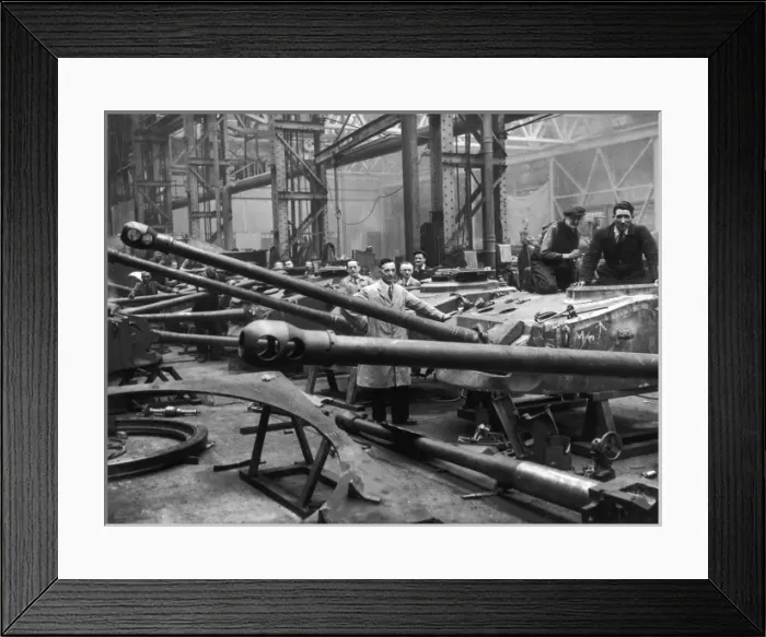 Framed Print : Vickers Tank Factory Framed Print : Vickers Tank Factory