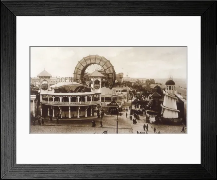 Framed Print : Fair at Blackpool, 1915 Framed Print : Fair at Blackpool, 1915