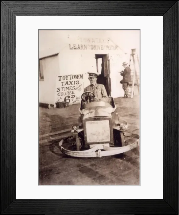 Framed Print : Fairs / Petrol Car Ride Framed Print : Fairs / Petrol Car Ride
