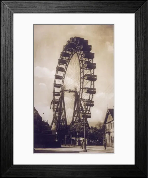 Framed Print : Big Wheel, Vienna Framed Print : Big Wheel, Vienna