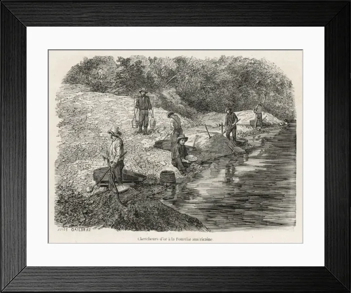 Framed Print : Gold in California Framed Print : Gold in California