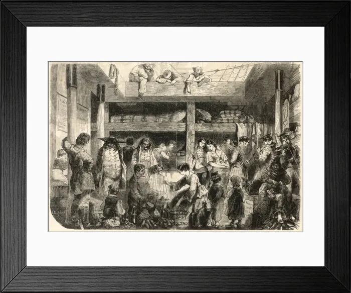 Framed Print : Emigration / USA Framed Print : Emigration / USA