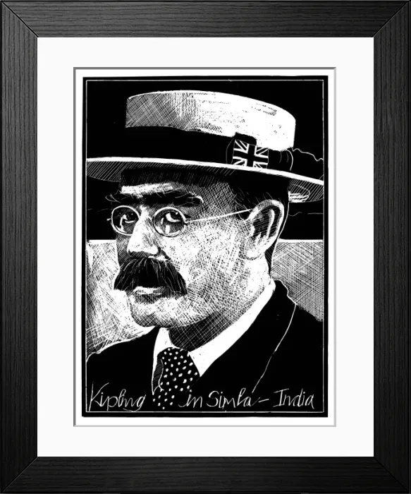 Framed Print : Rudyard Kipling Framed Print : Rudyard Kipling
