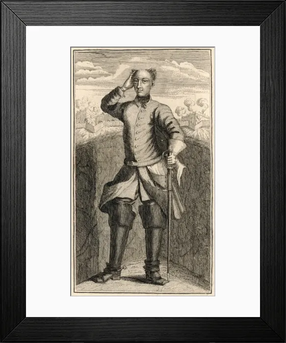 Framed Print : Carl XII (With Sword) Framed Print : Carl XII (With Sword)