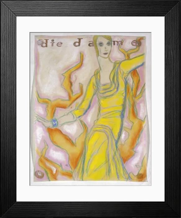 Framed Print : Female Type / Dame 1926 Framed Print : Female Type / Dame 1926