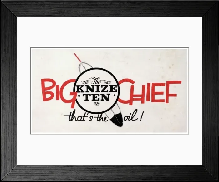 Framed Print : Dryden / Big Chief Oil / 100 Framed Print : Dryden / Big Chief Oil / 100