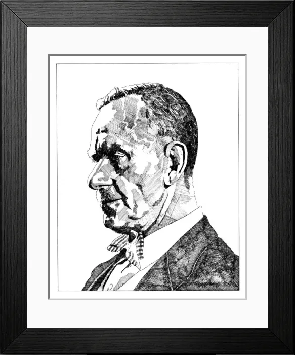 Framed Print : Thomas Mann / Morgan 1 Framed Print : Thomas Mann / Morgan 1