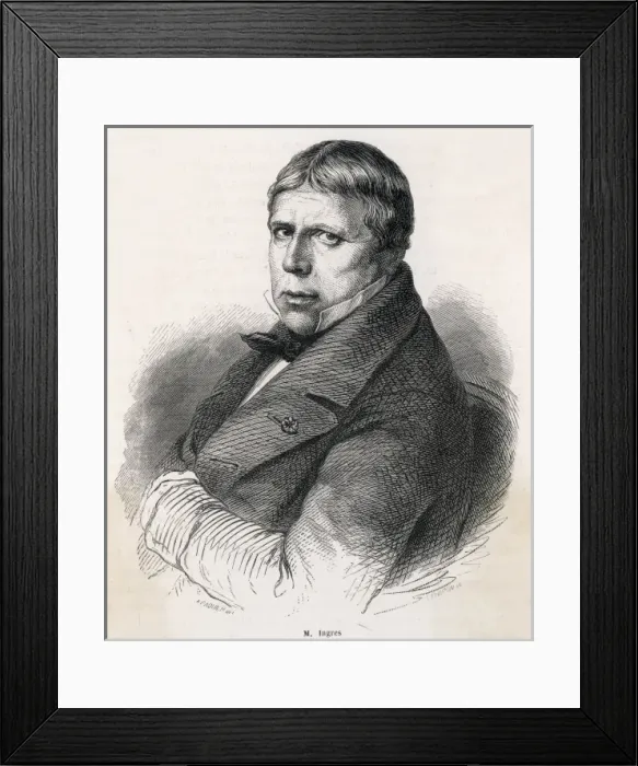 Framed Print : Ingres / Paquier / Chapon Framed Print : Ingres / Paquier / Chapon