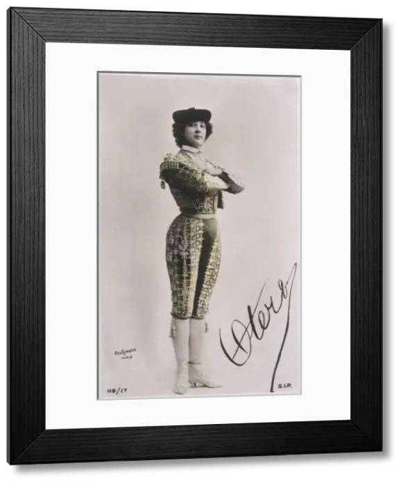 Framed Print : Carolina Otero / Reutling Framed Print : Carolina Otero / Reutling