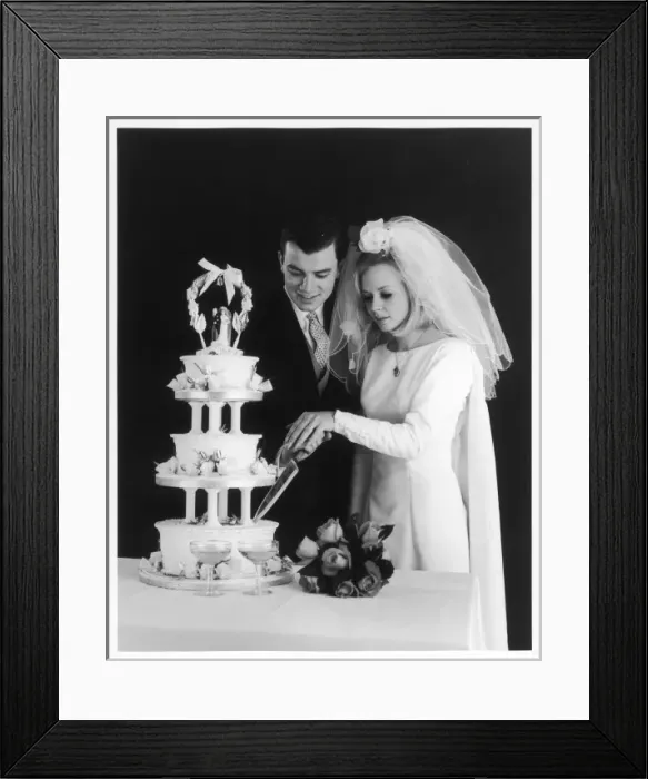 Framed Print : Cutting Wedding Cake Framed Print : Cutting Wedding Cake