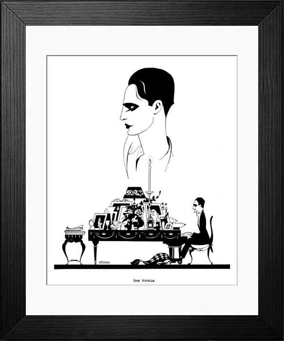 Framed Print : Ivor Novello / Nerman Framed Print : Ivor Novello / Nerman