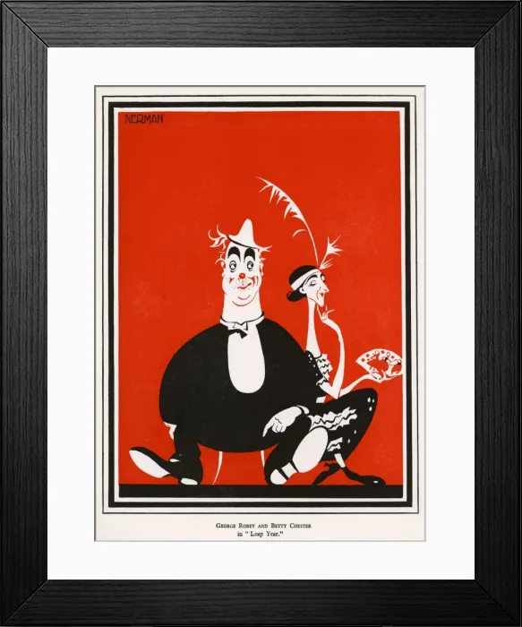 Framed Print : George Robey / Nerman Framed Print : George Robey / Nerman
